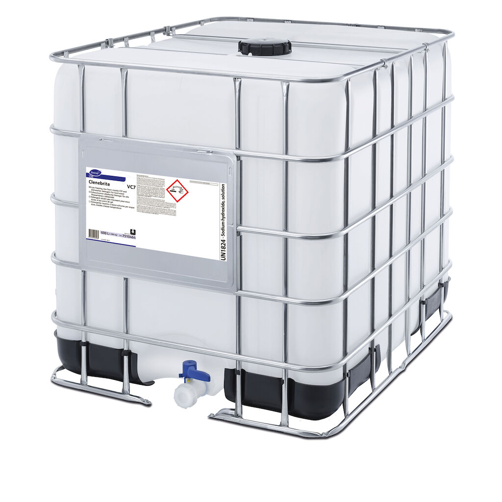 Clenebrite VC7 600L - Schaumarmer alkalischer Reiniger für alle Wasserhärten, kältestabil